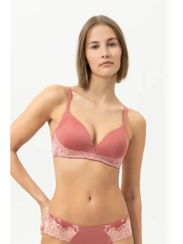 Mey Bi-stretch beha, beugelloos Serie Luxurious Dawn Blush rood