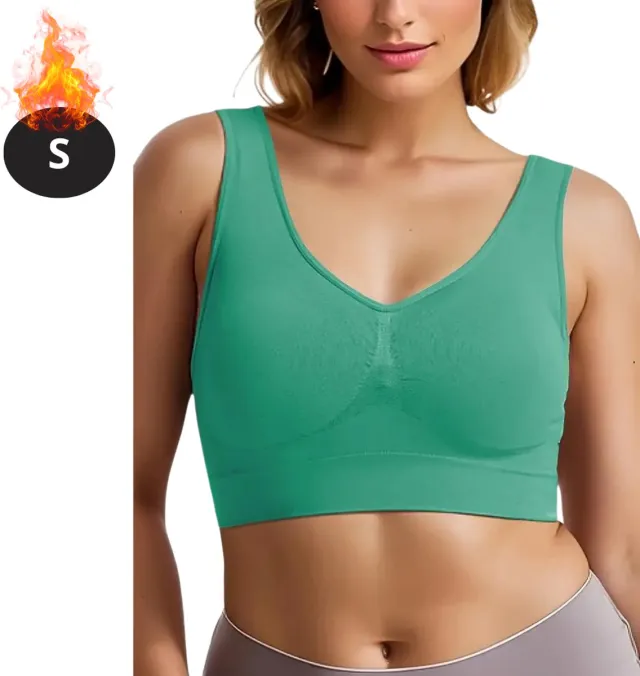 Nivard BH Zonder Beugel - Zonder Bandjes - Push-up Bh's - Comfort Beha - Gemengd - Comfortabel - Groen