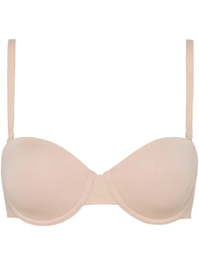 BeeDees T-Shirt BH Stepy Soft WDP Met naadloze cups, gevoerde cups en multiway-bandjes, veelzijdig draagbaar nude