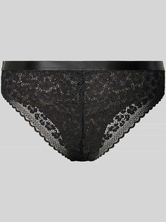 Hugo slip met kant model 'SAVANA BRIEF' zwart, foto 2