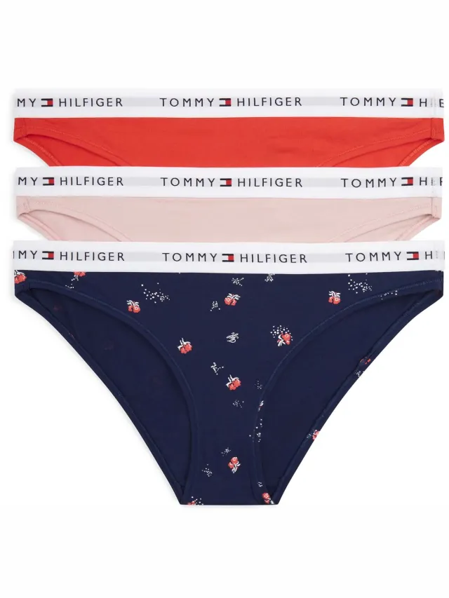 Tommy Hilfiger Ondergoed Slips Tommy Hilfiger 3-Pack Bikini - Fashion Wear - Vrouwen Veelkleurige