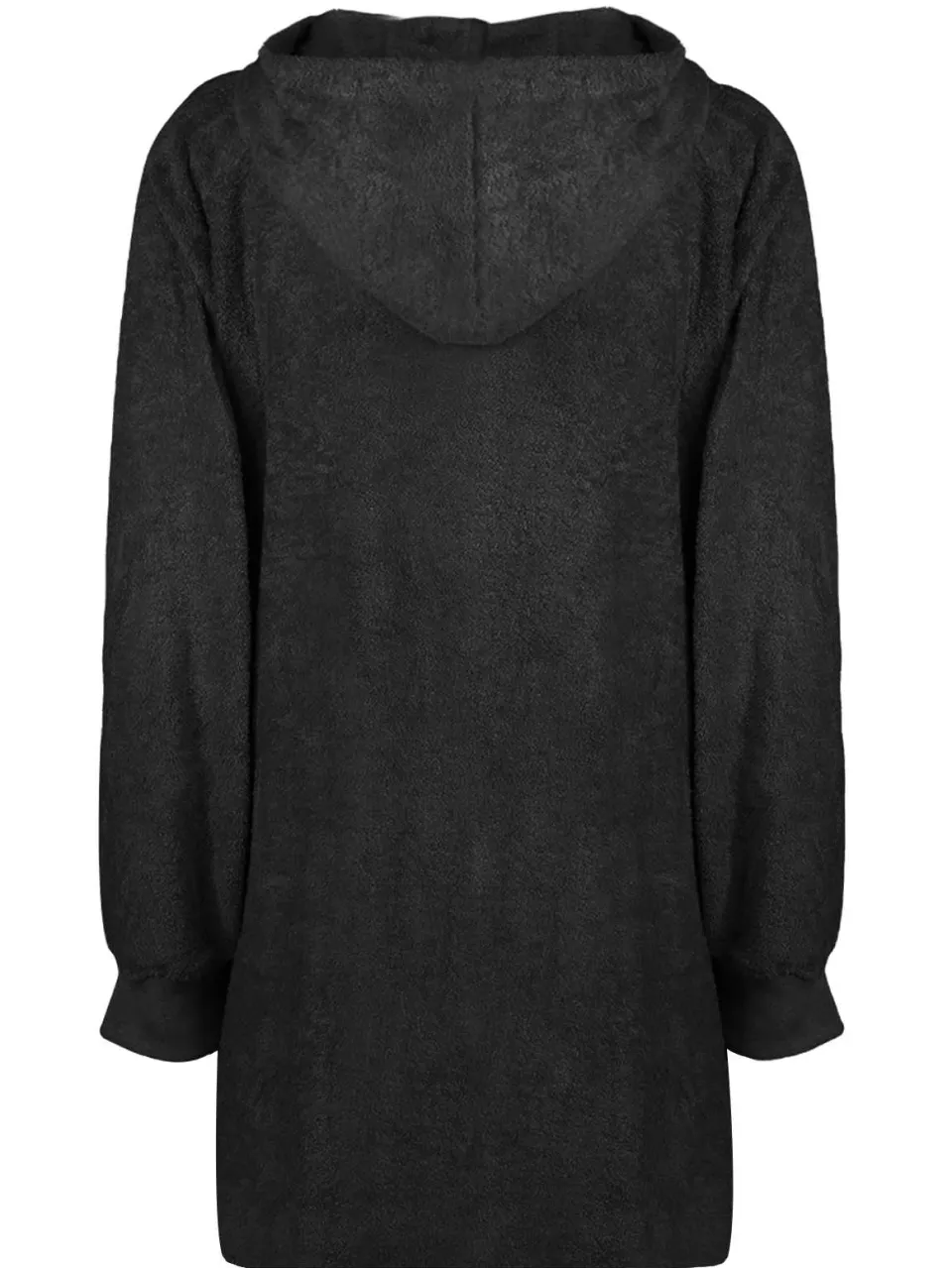 vidaXL Deken hoodie KINN Zwart L Katoen, foto 3