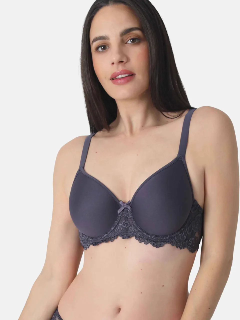 Sassa Mode Classic Lace voorgevormde beugel-bh donkergrijs, foto 3