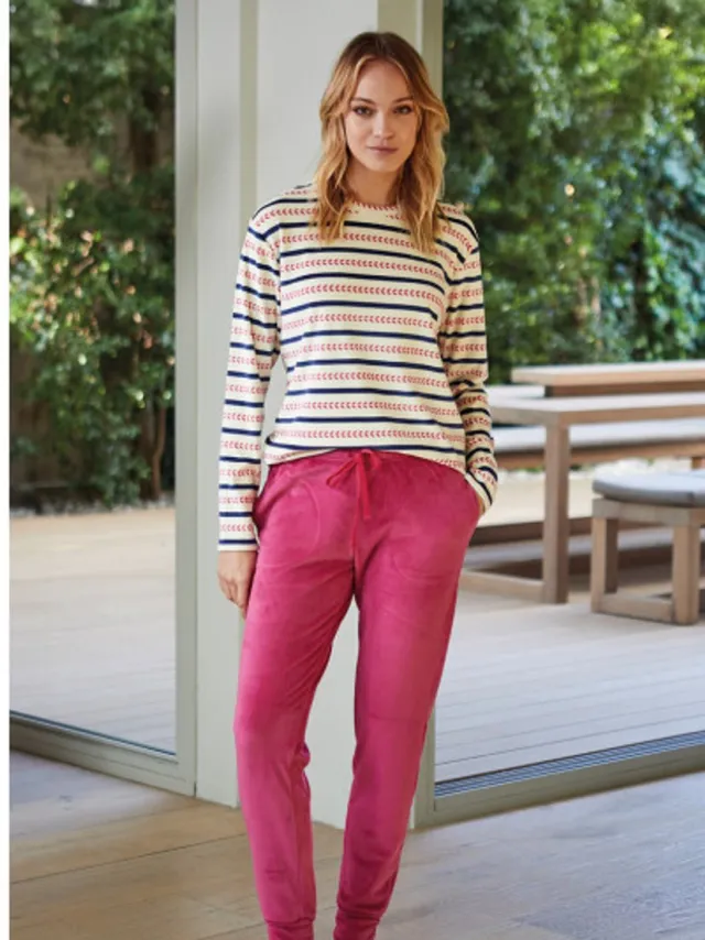Barandi Yuca Dames Pyjama Paars Fuchsia