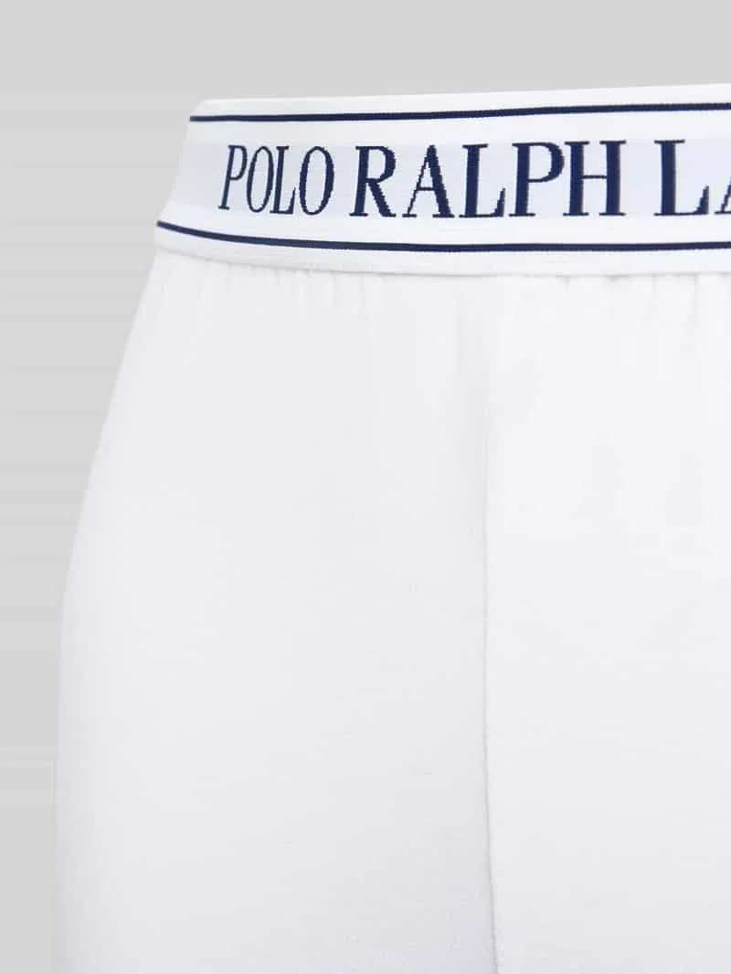 Polo Ralph Lauren Straight leg pyjamabroek met elastische band met label offwhite, foto 2