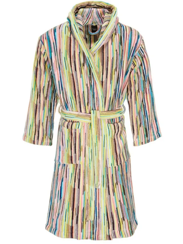 Linolux Velours Luca Unisex velours badjas - Multi