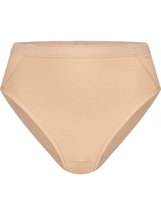 Ten Cate Basics organic cotton stretch high leg shape beige voor Dames
