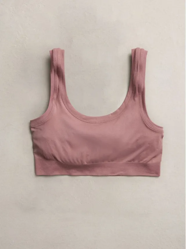 Next Dames - N.Premium Heerlijk zachte Naadloze Cropped Beha - Roze Pink
