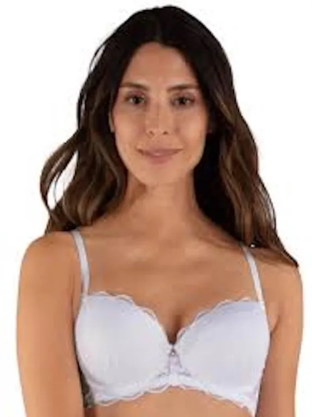Naturana padded beugel BH wit