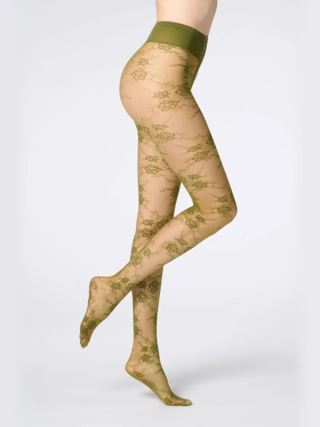 Oroblu panty 20 denier groen