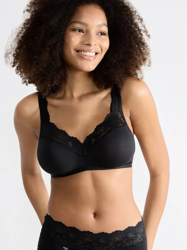 Sloggi Bralette Romance zwart
