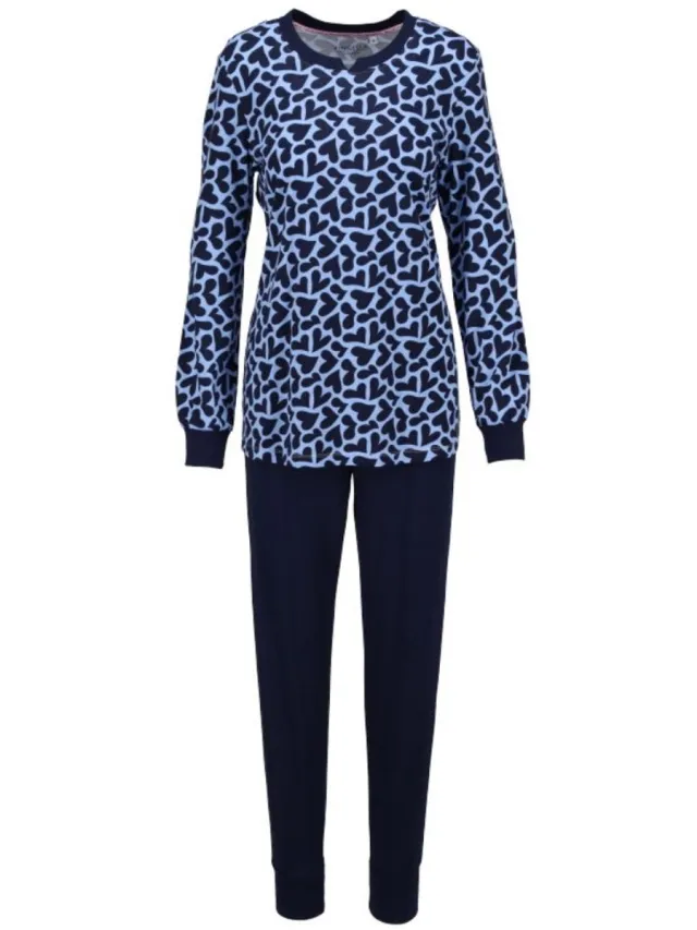Ringella Katoenen dames pyjama lichtblauw Ringella - Blauw - Maat - 42