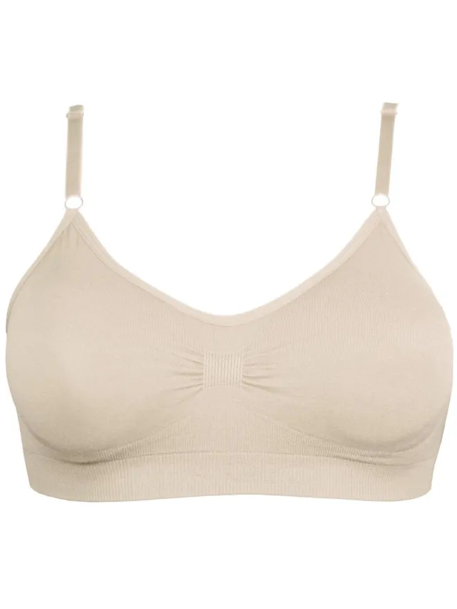 MAGIC Bodyfashion Bamboo Comfort Bra with Spaghetti Straps Cream Vrouwen Bamboo Cream