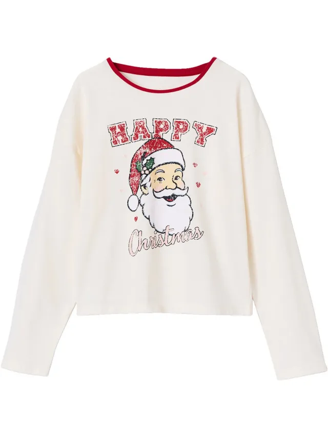 JONEN Pyjama fille de Noël rood