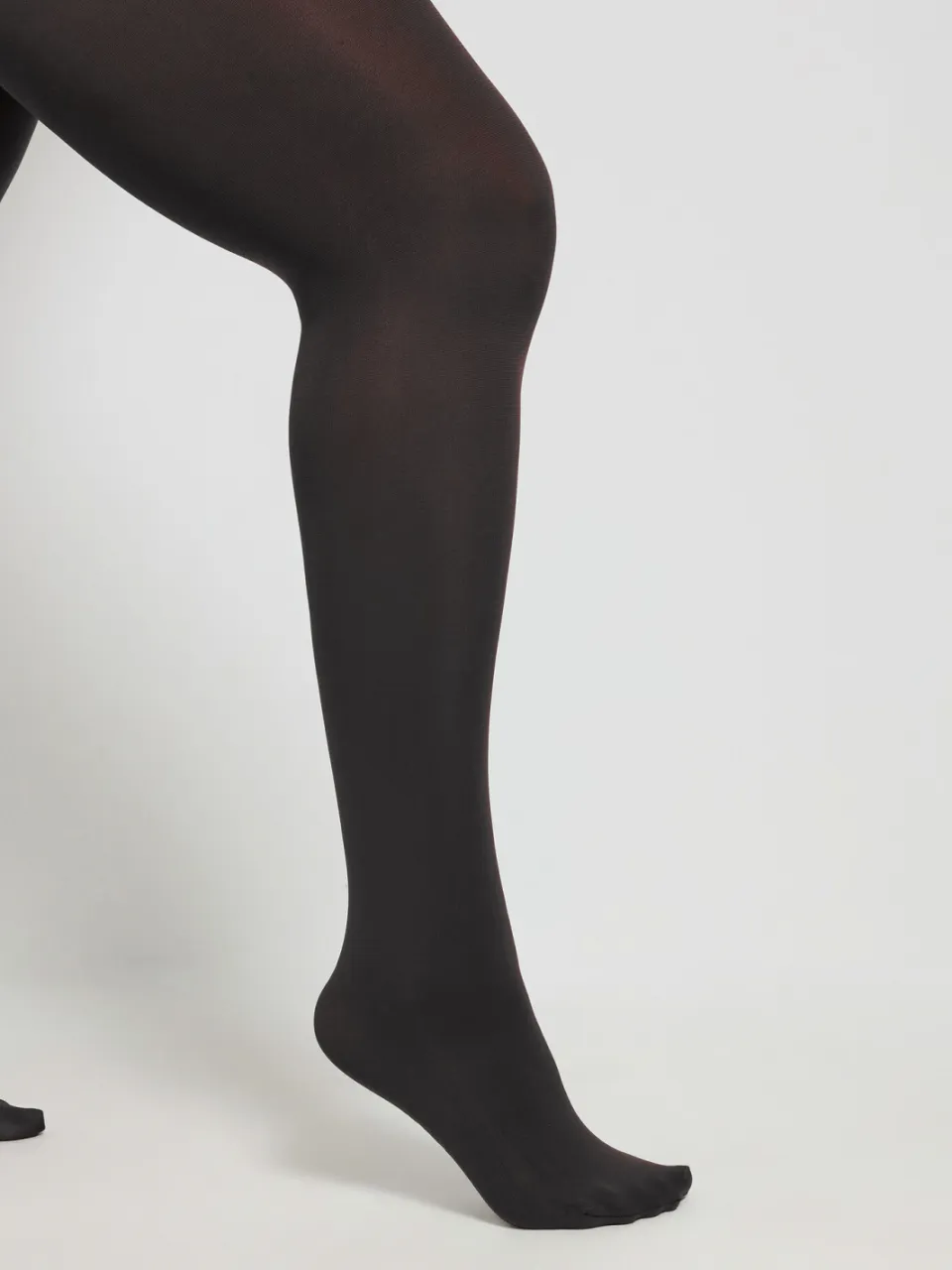 Yours Yourset 2Pack Chocoladebruine En Zwarte Panty's Van 100 Deniersize 44-48, foto 2