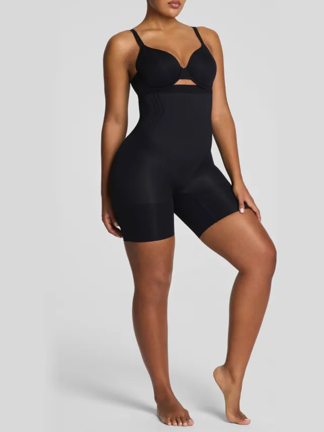 SPANX SPANXsculpt™ GoFigure seamless sterk corrigerende short High Waist Mid Thigh zwart, foto 2