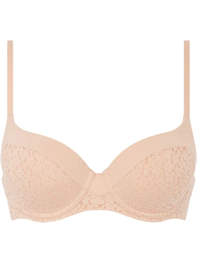 Chantelle Norah - T-Shirt BH - Bedekkend - Soft Feel - GOLDEN BEIGE