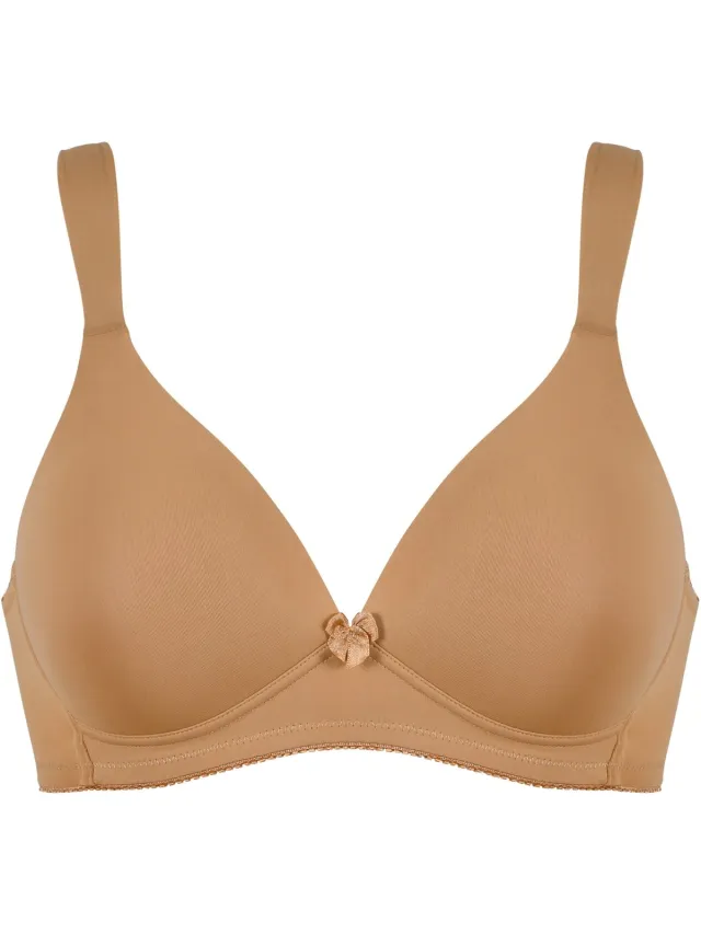 Naturana Soft bh met brede bandjes - 5266 - Caramel