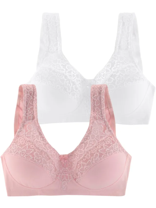 Steunbeha roze+wit