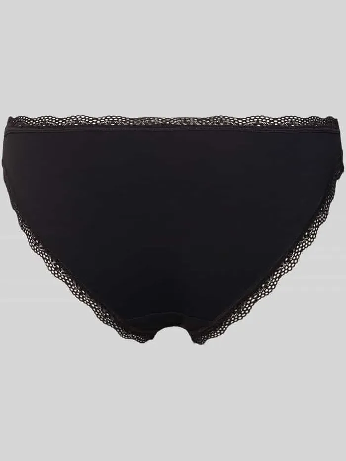 Dorina Slip met strikdetail in een set van 3 stuks zwart, foto 3