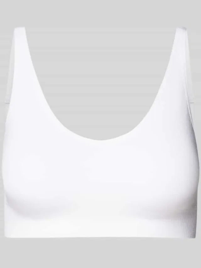 Schiesser Soft-bh in effen design model 'Classic' Wit