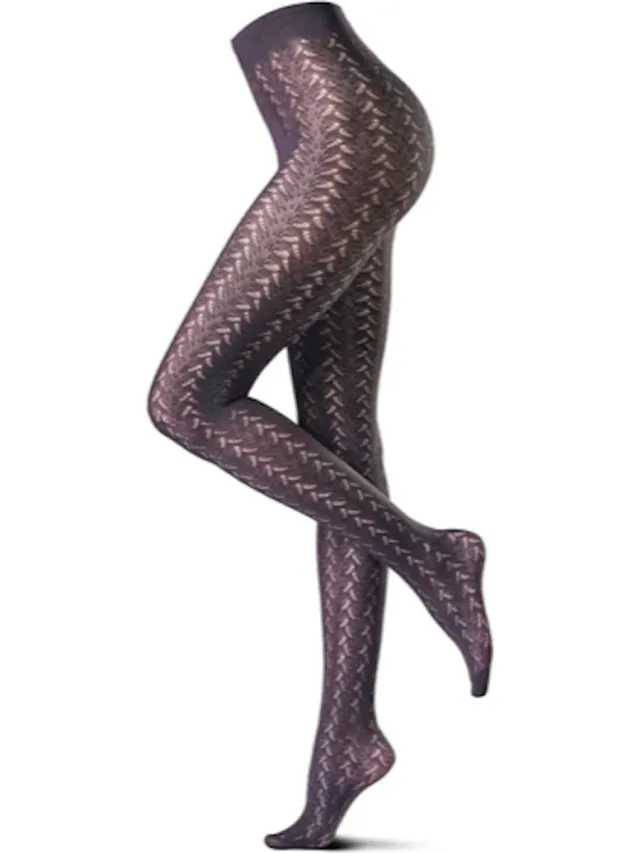 Oroblu ajour panty Crochet maat S zwart