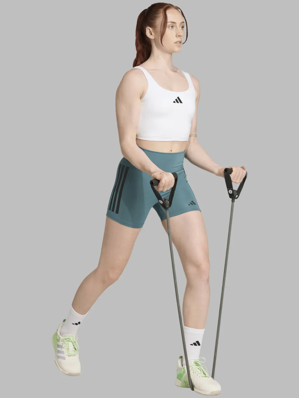 Adidas Performance sporttop light support Optimé wit, foto 3