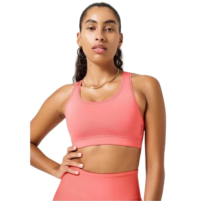 Casall Iconi cropped sportbeha voor dames (Diep Koraal)