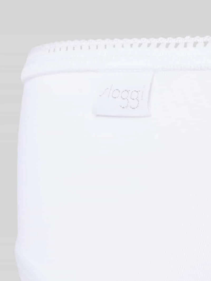 Sloggi Slip met labeldetail in set van 3 wit, foto 2
