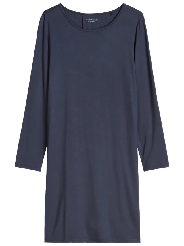 Marc O'Polo Vrouwen Nachthemd Loungewear-Styles Donkerblauw