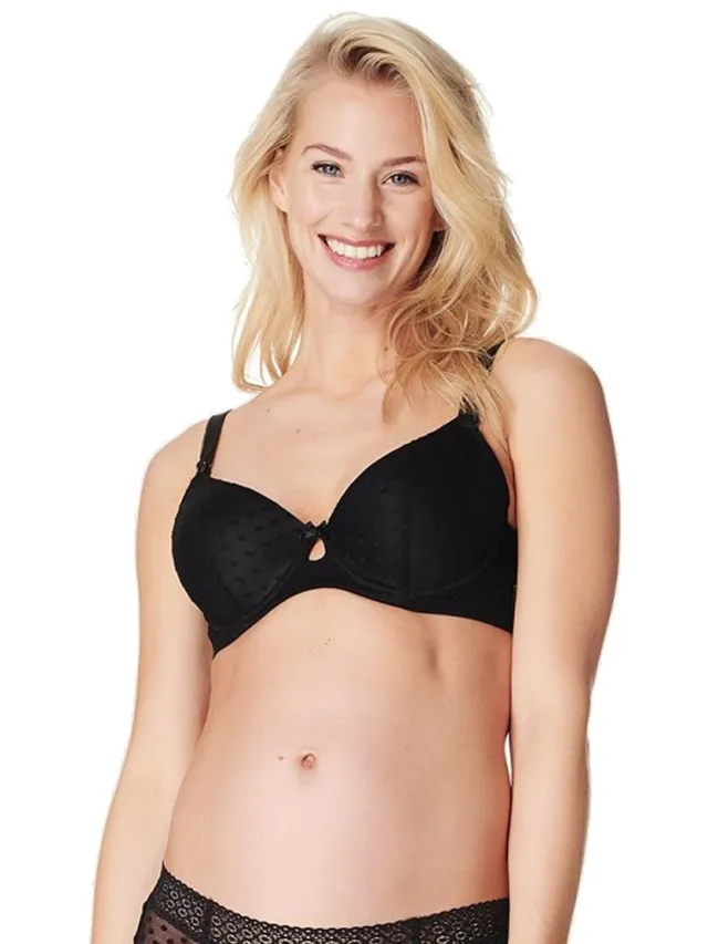 Noppies Deluxe Mesh voedingsbeha zwart