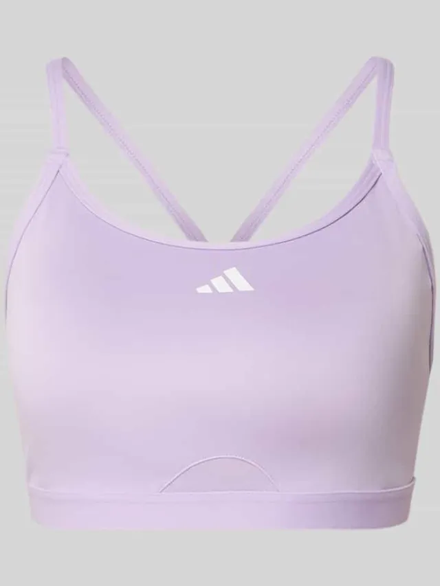 Adidas Beha met labelprint Lila