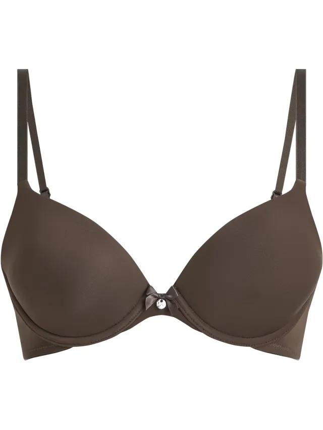 Hunkemöller Dames Lingerie Voorgevormde beugel bh Plunge - Bruin