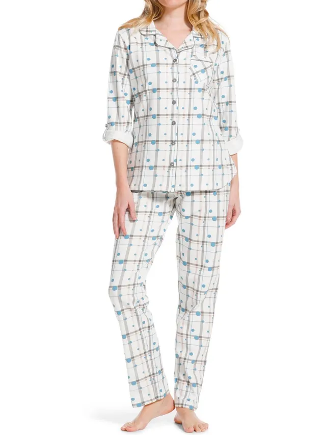 Pastunette Dots - Pyjamaset - Wit