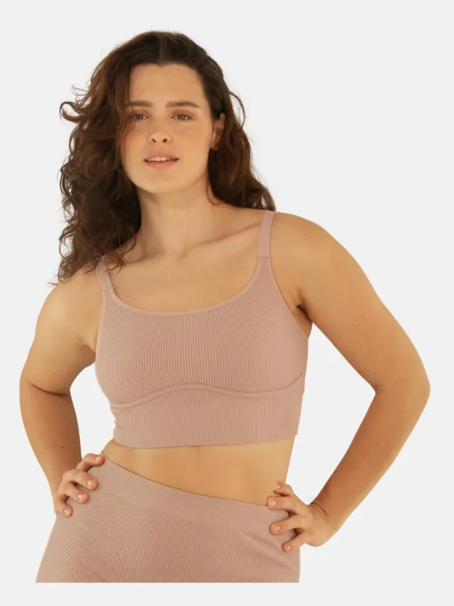 SugarShape Set 2x Bustier FREEDA butter/taupe