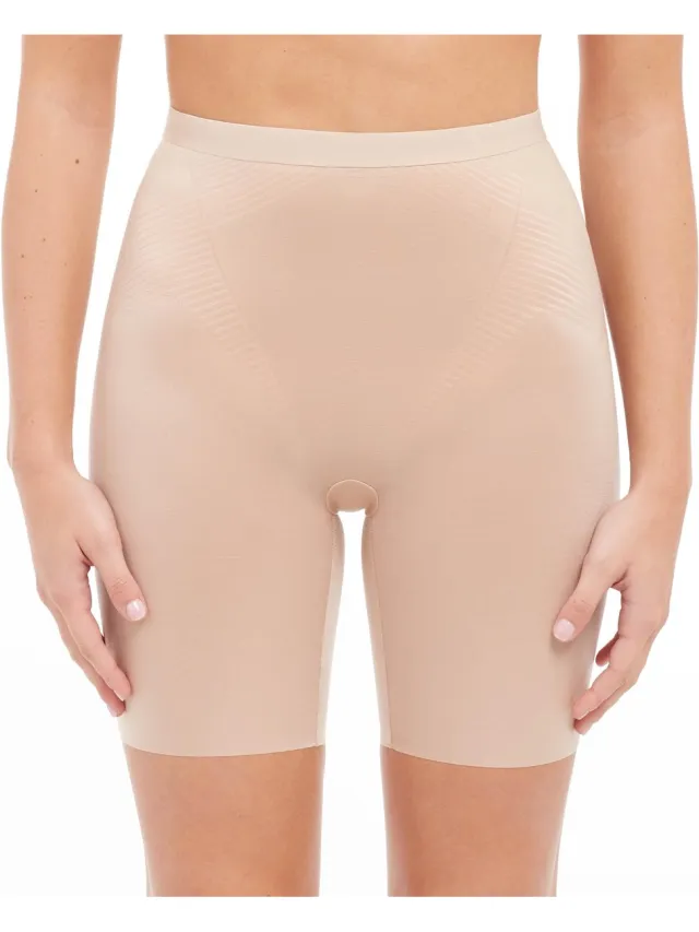 Spanx SPANXshape™ Invisible Mid-Thigh Short - Kleur Beige