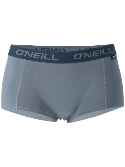 O'Neill Boxershort dames 2-pack effen blauwgrijs/pastelblauw, foto 2