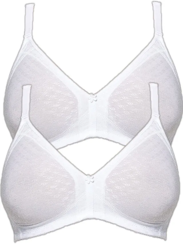 Susa 2-pack BH zonder beugel Topsy Wit Wit