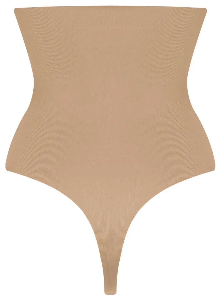 Perfect Secrets high waist corrigerende string Power Shaper beige, foto 4