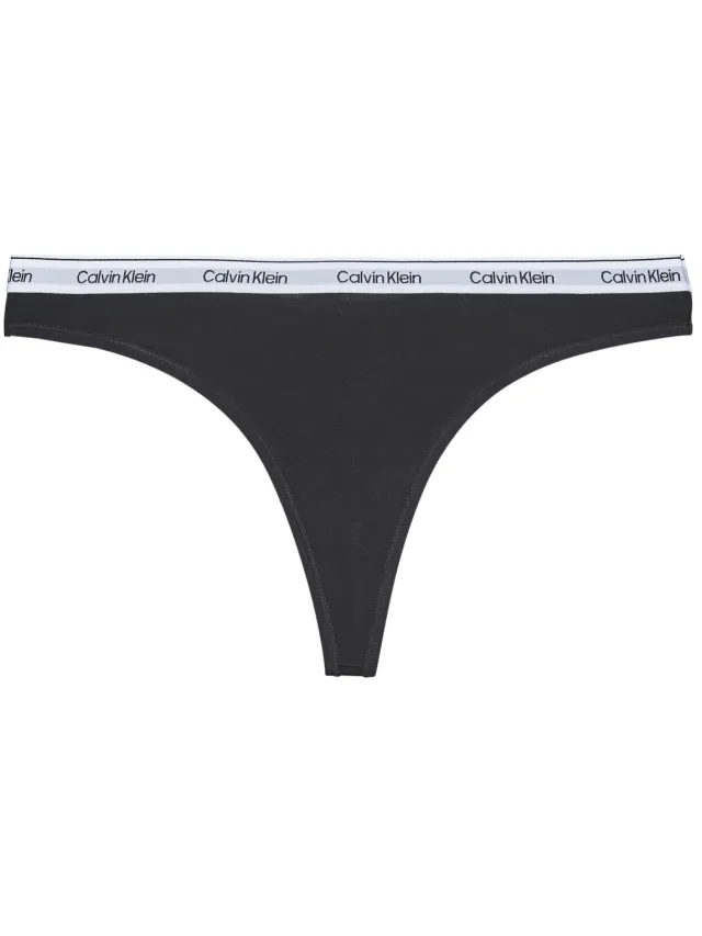 Calvin Klein Strings Calvin Klein Jeans THONG X5 Zwart