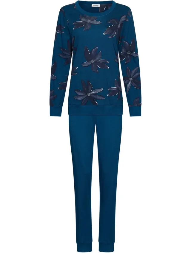 Pastunette Premium - Blue Mirage - Pyjama - Katoen - Interlock - Blauw
