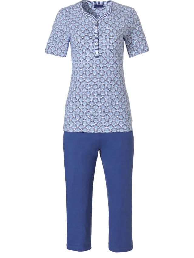 Pastunette Dames Pyjamaset Blauw