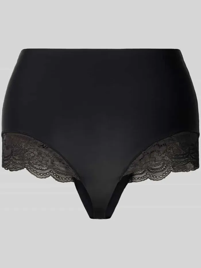 MAGIC Bodyfashion Slip met elastische band en kant zwart, foto 2