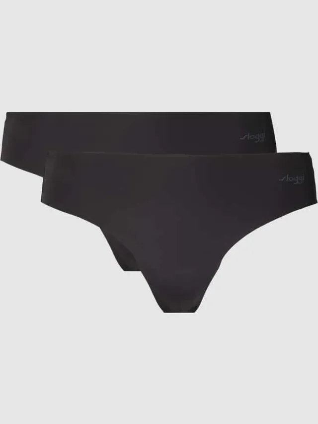 Sloggi Slip in effen design, model 'ZERO MICROFIBRE 2.0' zwart, foto 2