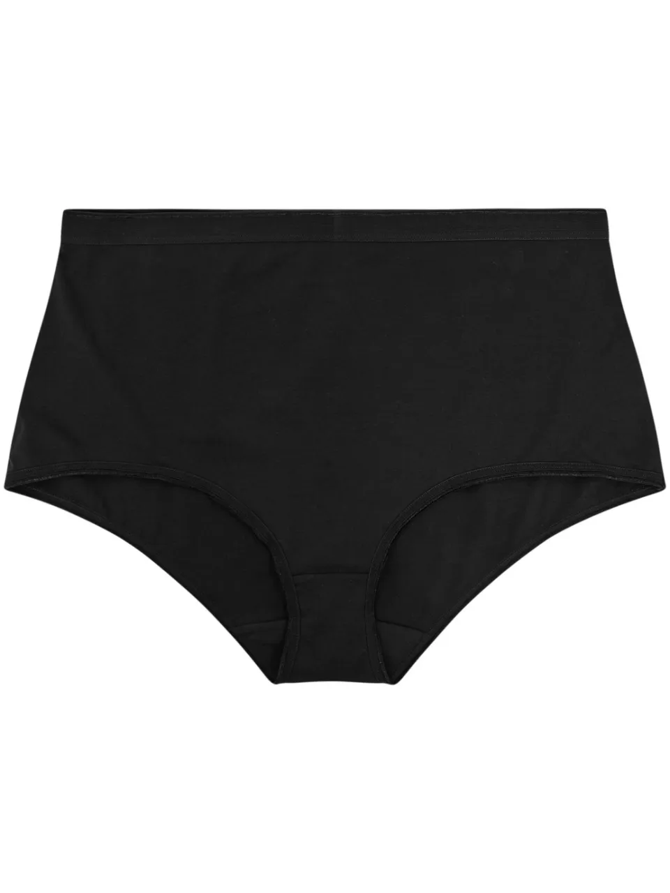 Yours 5 Pack Tailleslips Van Katoenmix Met Stretch In Zwart-48, foto 5