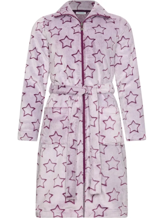 Rebelle MyRebelle - Badjas - Starlight Magic - Fleece - Paars - Sterren
