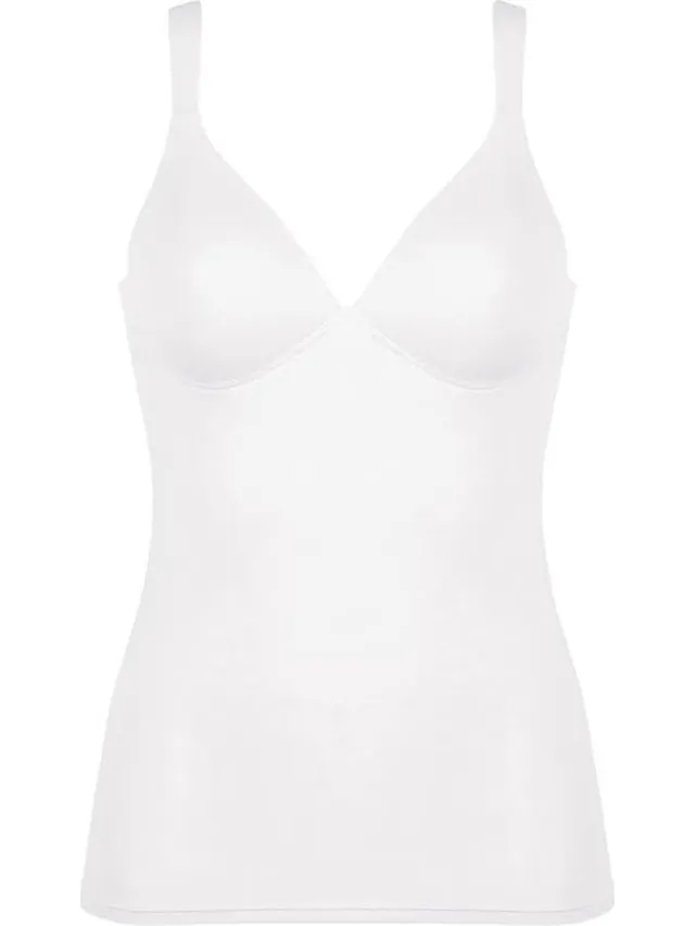 Naturana hemd met t-shirt BH zonder beugels maat 80B wit