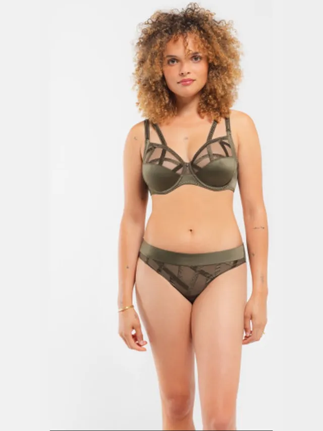 Louisa Bracq Série Beugel BH Groen Olive