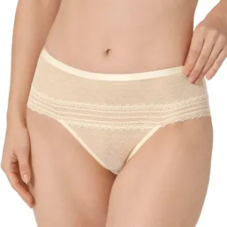 Triumph Tempting Tulle Maxi slip beige Beige,Wit