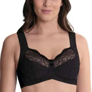 Anita Orely Support bh zwart Zwart,Wit,Rood